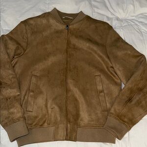 Zara Brown Bomber Jacket